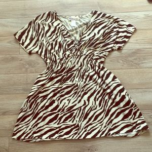 Zebra dress size small